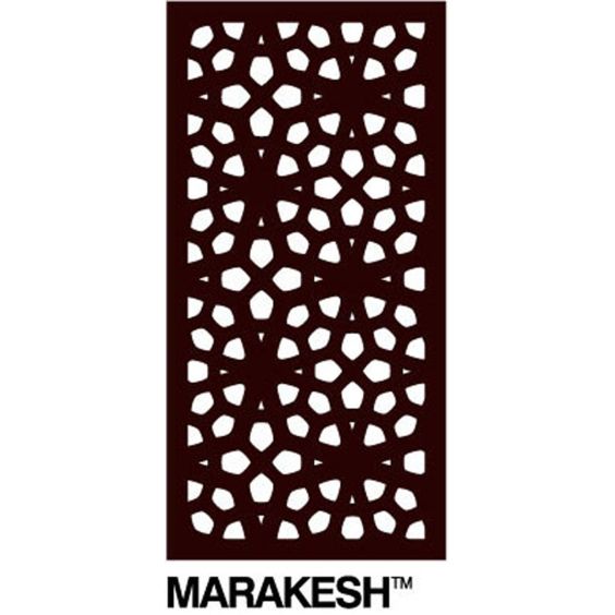 Outdeco Decorative Modular Privacy Screen Panel - Marakesh