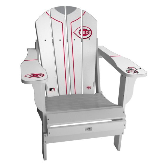 My Custom Sports Chair - Cincinnati Reds - Adult White Jersey - MLB014A