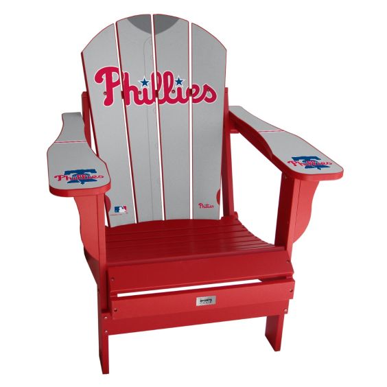My Custom Sports Chair - Philadelphia Phillies - Adult Gray Jersey - MLB041A