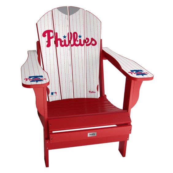 My Custom Sports Chair - Philadelphia Phillies - Adult White Jersey - MLB042A