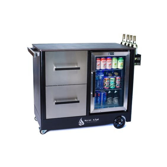 Mont Alpi Large Outdoor Prep Center / Bar Cart - MAPCL