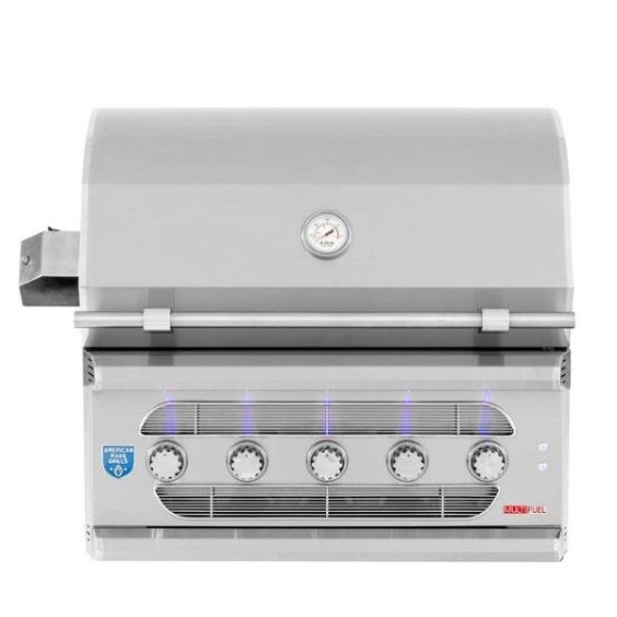 AMG Muscle 36-Inch Built-In Hybrid Grill - Propane Gas - MUS36-LP