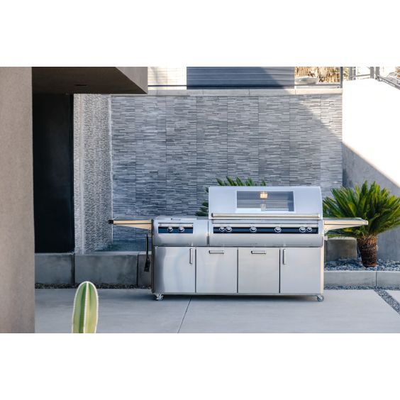 Fire Magic Echelon Diamond E1060s 48-Inch Freestanding Gas Grill with Rotisserie, Power Burner, Digital Thermometer &amp; Magic View Window - Natural Gas - E1060s-9E1N-51-W