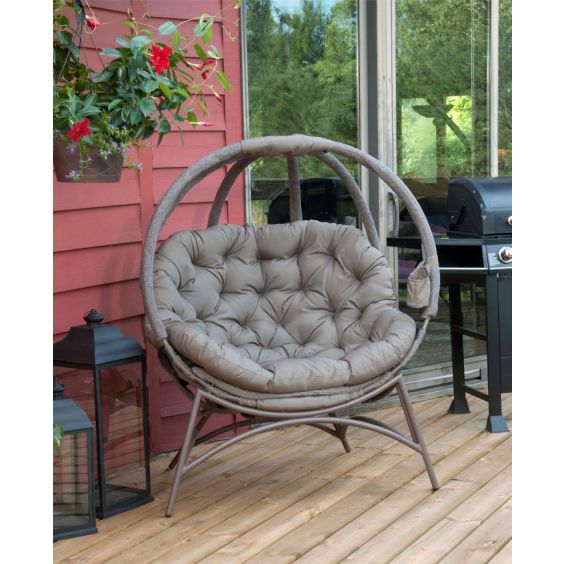 FlowerHouse Cozy Ball Chair w/ Stand - Overland Sand - FHOV400-SAND