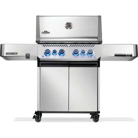 Napoleon Prestige 500 4-Burner Natural Gas Grill w/ Rotisserie &amp; Side Burner - P500VRSIBNSS