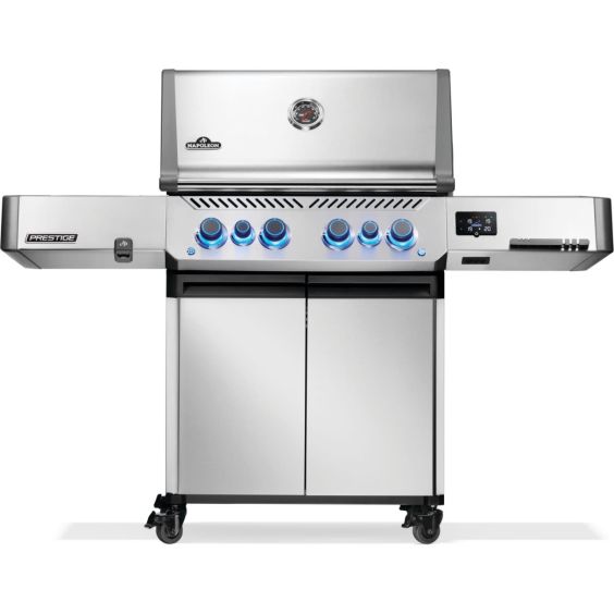 Napoleon Prestige 500 Connected Natural Gas Grill W/ Infrared Side and Rear Burners - Stainless Steel - P500VXRSIBNSS