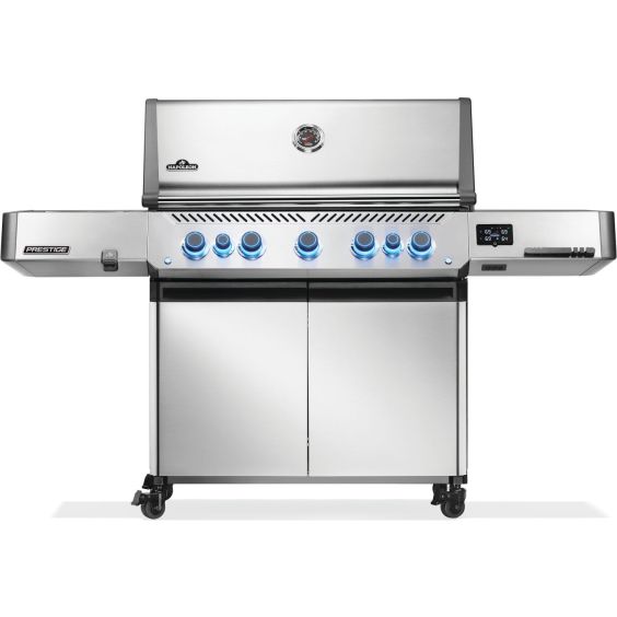 Napoleon Prestige 665 Connected, Natural Gas Grill W/ Infrared Side and Rear Burners - Stainless Steel - P665VXRSIBNSS