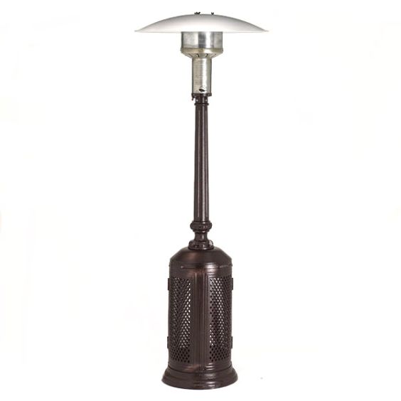 AEI Patio Comfort Vintage Series Portable Antique Bronze Cast Patio Heater - Propane