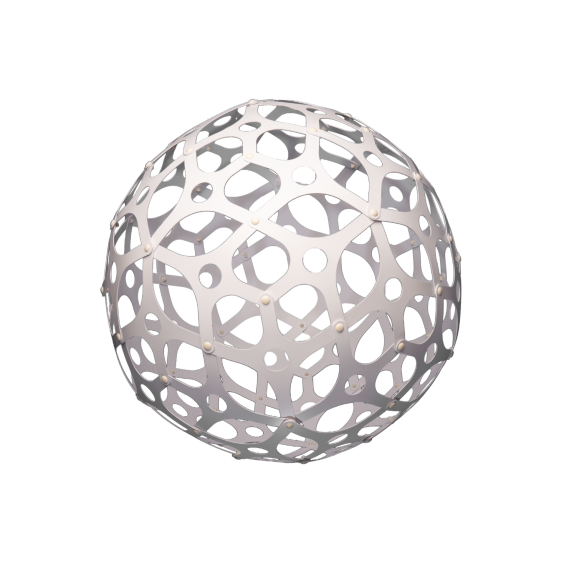 Flowerhouse 18in GlowTheory Light - Peace White Solar - 18L-PCWHS