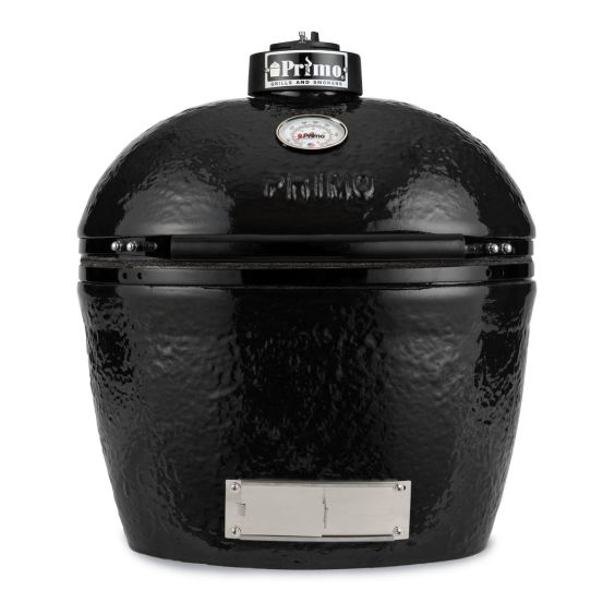 Primo Oval Large 300 Ceramic Kamado Grill with Stainless Steel Grates - PGCLGH