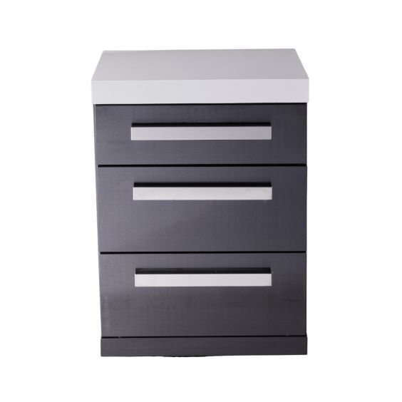Mont Alpi Black Stainless Steel Extra Drawer Cabinet - MADRW-BSS