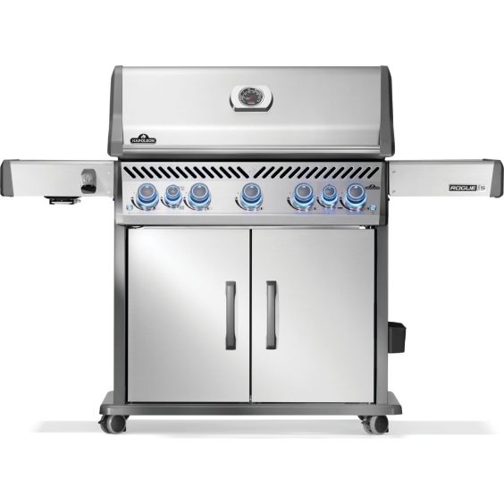Napoleon Rogue PRO-S 625 Propane Gas Grill w/ Infrared Side and Rear Burners - Stainless Steel - RPS625RSIBPSS-2