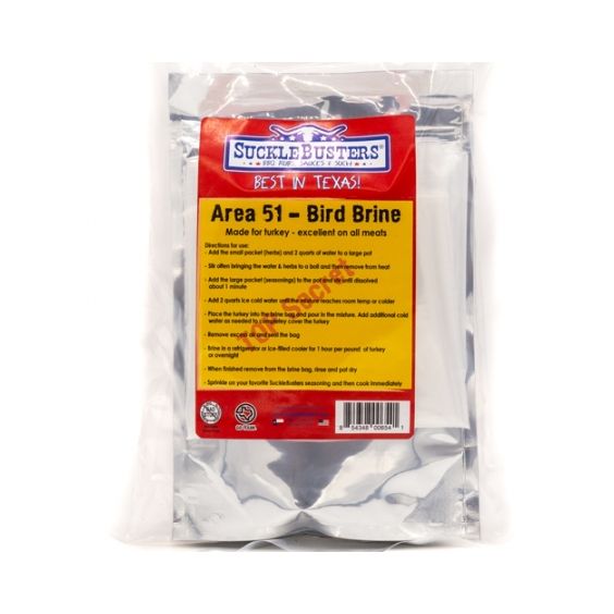 SuckleBusters Area 51 Bird Brine w/ Brining Bag - SB-6541