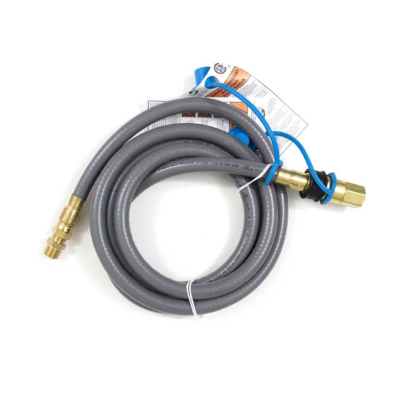 Blaze 10 Ft. Natural Gas/Bulk Propane Hose w/ Quick Disconnect for Gas Grills - BLZ-NG-HOSE