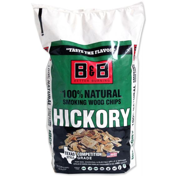 B&amp;B Hickory Smoking Wood Chips - C00121-B