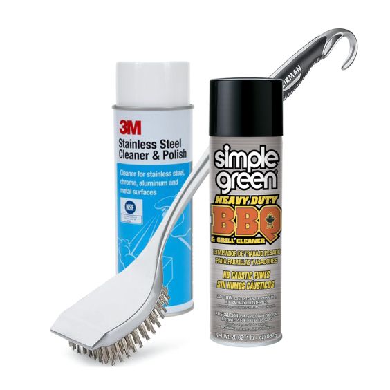 Stainless Steel Grill Cleaning Kit