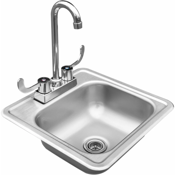 Summerset 15 X 15 Inch Drop-In Sink - SSNK-15D