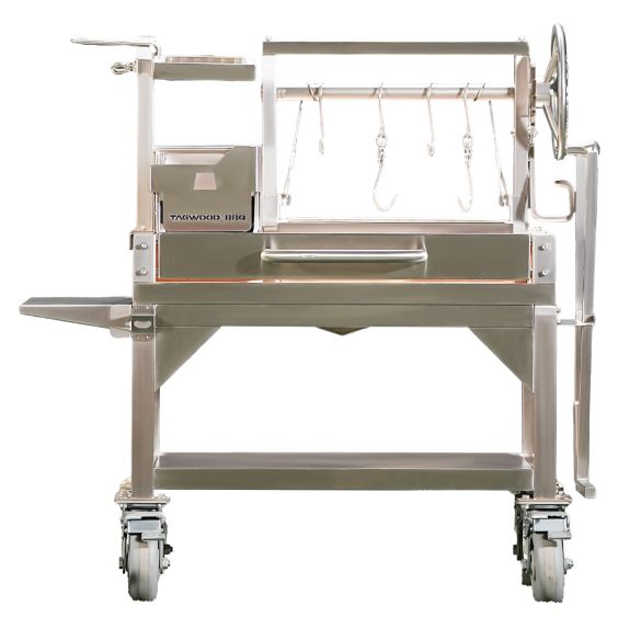 Tagwood Freestanding MINI Argentine Santa Maria Wood Fire &amp; Charcoal Gaucho Grill - BBQ03SS MINI