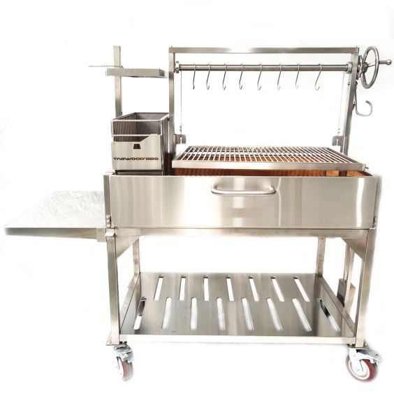 Tagwood XL Freestanding Argentine Santa Maria Wood Fire &amp; Charcoal Gaucho Grill - BBQ23SS