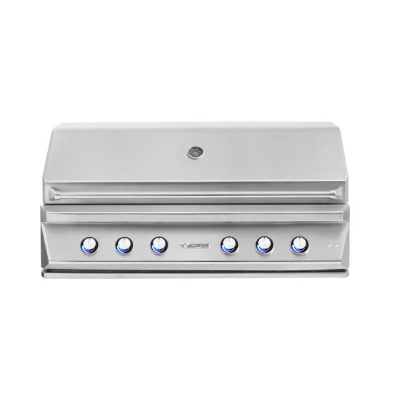 Twin Eagles 54-Inch 4-Burner Built-In Propane Gas Grill with Sear Zone & Two Infrared Rotisserie Burners - TEBQ54RS-CL