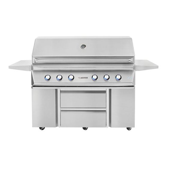 2017 Twin Eagles 42&quot; Freestanding Gas Grill with Two Doors and Two Drawers