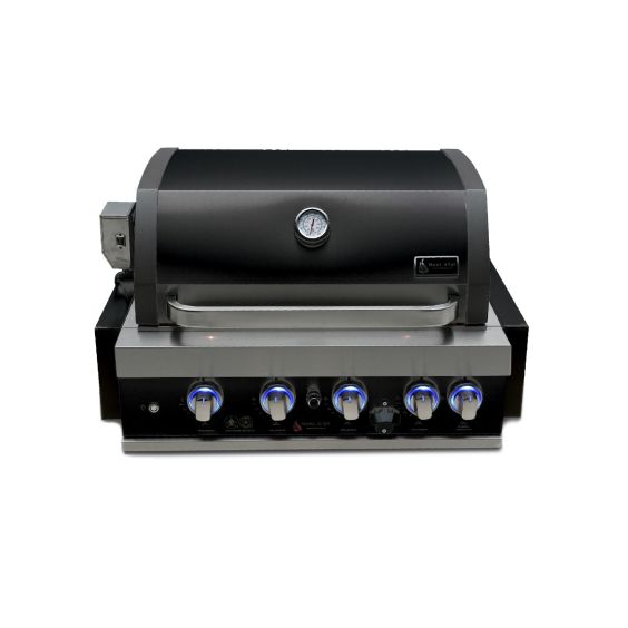 Mont Alpi 32" Black Stainless Steel Built-In Grill - MABi400-BSS