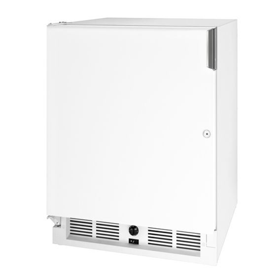 U-Line ADA Collection Left Hinge 21&quot; Refrigerator with Lock - White Solid - U-29RW-15A