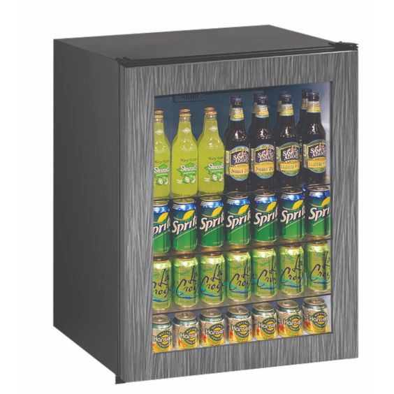 U-Line ADA Collection 24&quot; Glass Door Refrigerator - Integrated Frame - U-ADA24RGLINT-00A