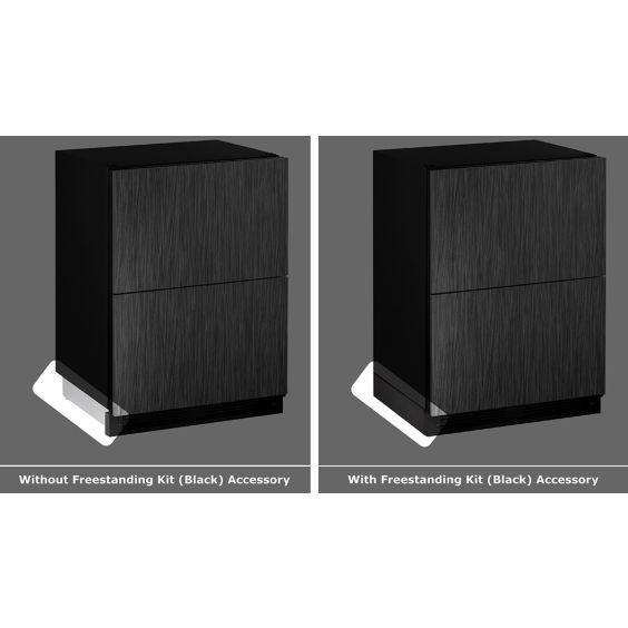 U-Line 1000 Series Free Standing Kit - Black - ULAFREESTANDB