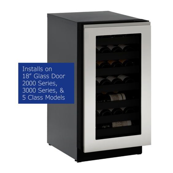 U-Line Stainless Handleless Panel 18" Frame - Euro Style - ULASHP18FRAME