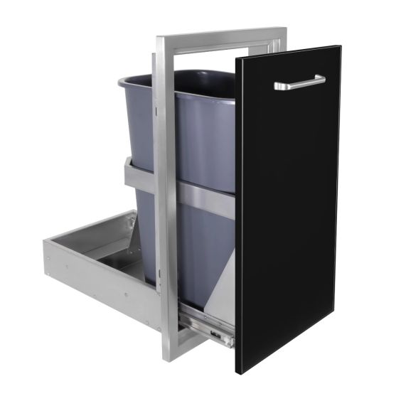 Wildfire 14 X 26 Roll Out Trash Drawer - WF-TRDW1426-BSS