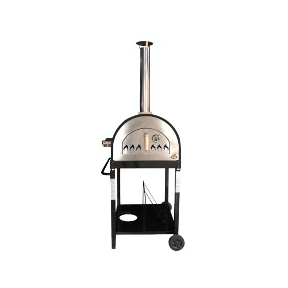 WPPO Hybrid 25" Wood/Gas-Fired Oven/Pizza Oven - Black - WKE-04WG-BLK