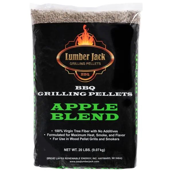 Lumberjack Apple Blend Grilling Pellets 20 lbs Barbeques Galore