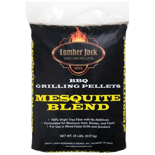 Lumberjack Mesquite Blend Grilling Pellets 20 lbs Barbeques Galore