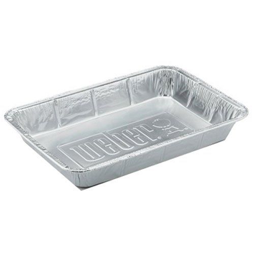 Weber 6416 Large Aluminum Drip Pans - Set of 6