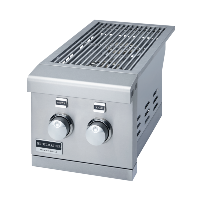 Broilmaster Side Burner Double, 12in., Slidein BSABF12N Barbeques Galore