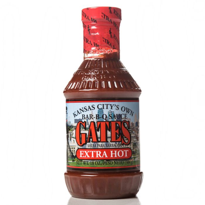 Gates Extra Hot BBQ Sauce Barbeques Galore