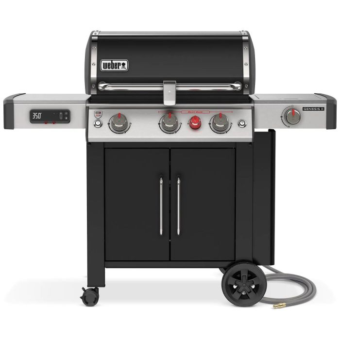 Weber Genesis Ii Ex 335 Black Smart Grill With Sear Burner Side Burner Natural Gas Barbeques Galore Weber Genesis Ii Ex 335 Black Smart Grill With Sear Burner Side Burner Natural Gas Barbeques Galore