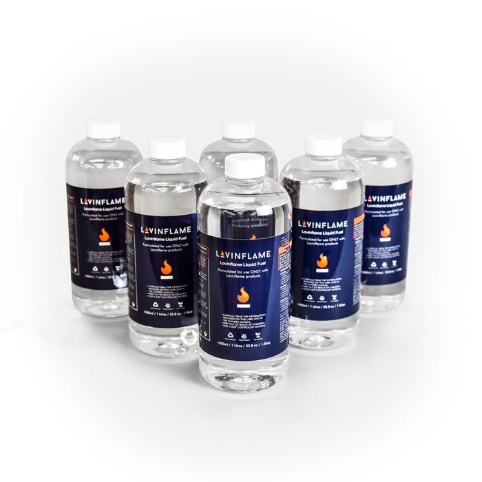 Lovinflame Fuel Bundle 6x 1L Fuel Bottle Barbeques Galore