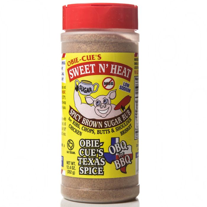 Obie-Cue Sweet 'n Heat Hot BBQ Rub