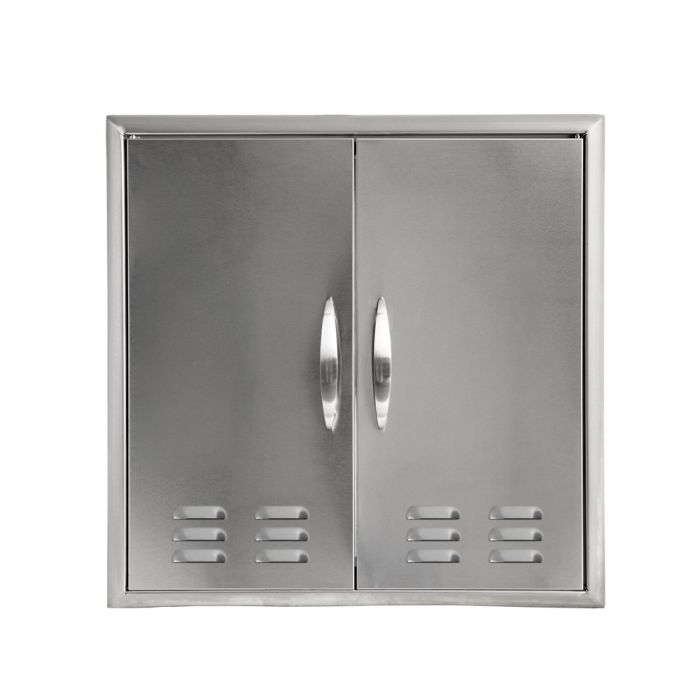 Barbeques Galore 26" Louvered Double Access Doors - 26DADV