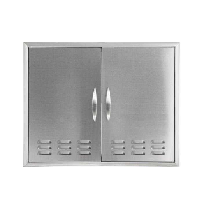 Barbeques Galore 31" Louvered Double Access Doors - 31DADV