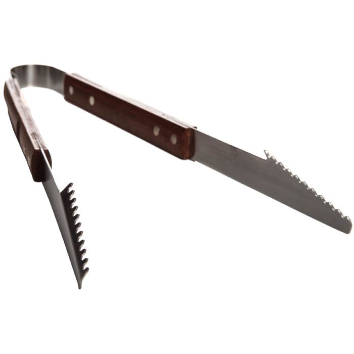 Barbeques Galore Rosewood Handle Tongs Barbeques Galore