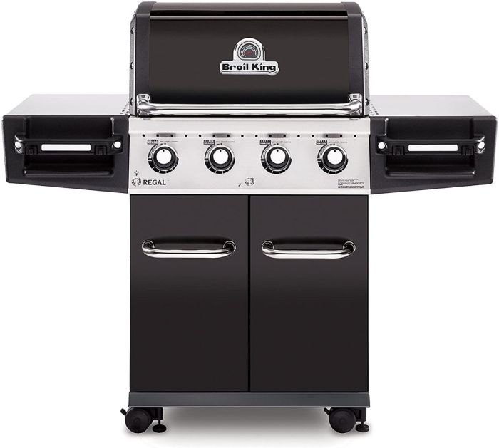 Broil King Regal 420 Pro 4 Burner Freestanding Bbq Gas Grill Black Propane 956214 Barbeques Galore