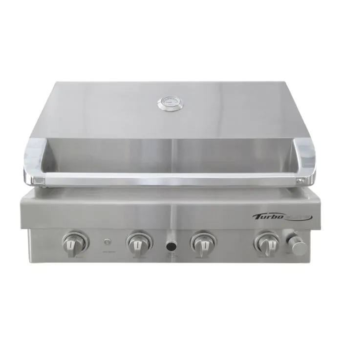 Turbo Elite 4-Burner Built-In Gas Grill Barbeques Galore