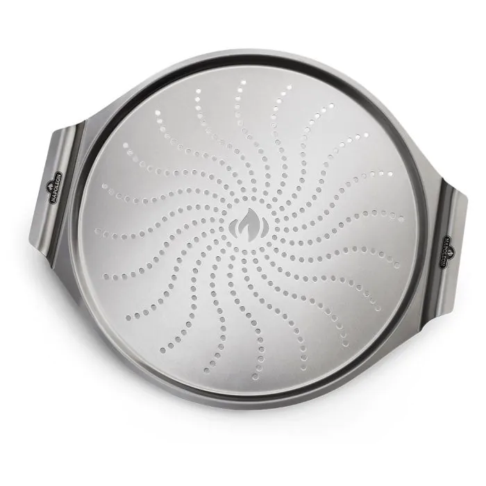 Napoleon 14-Inch Stainless Steel Pizza Pan - 56066 | Barbeques Galore