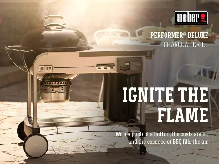 Weber performer 22 charcoal grill best sale