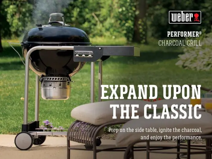 Weber Performer Charcoal Grill 22 inch Black 15301001 Barbeques Galore