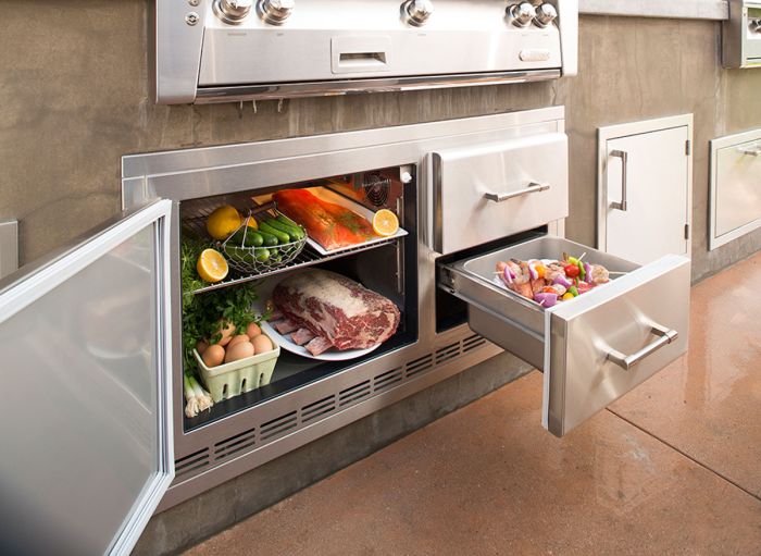 Alfresco 7.25 Cu. Ft. Under-Grill Refrigerator