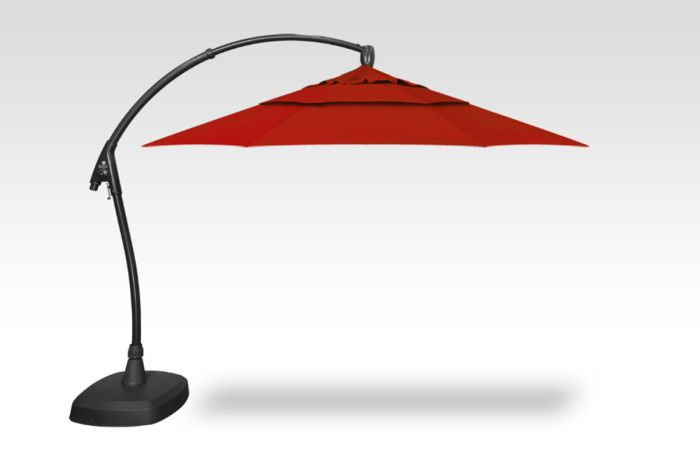 Treasure Garden 11 Ag28 Cantilever Octagon Series Umbrella Red With Black Base Barbeques Galore